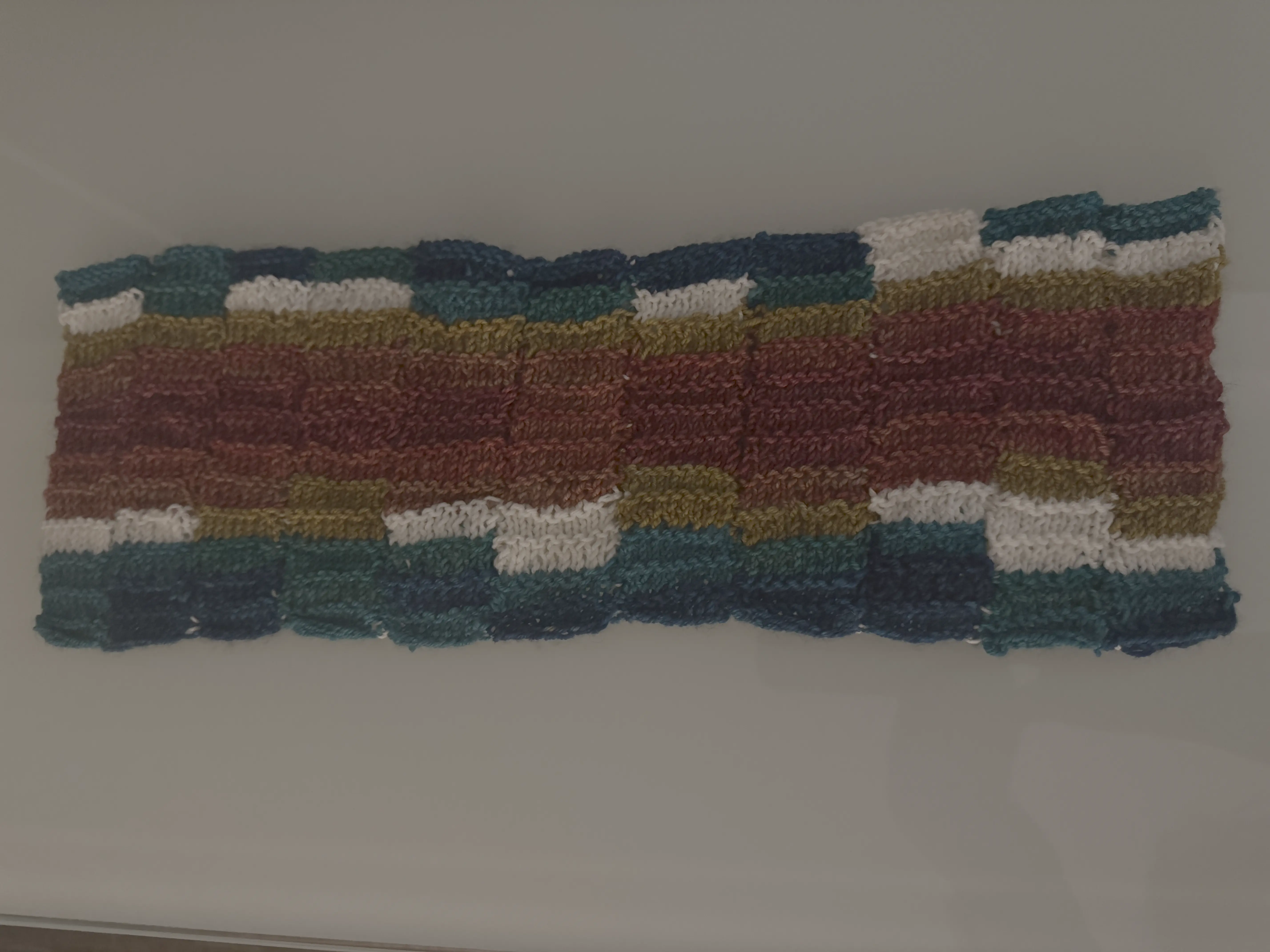 temperature blanket for Huntingdon, PA 1975-2025 by Kim Roth